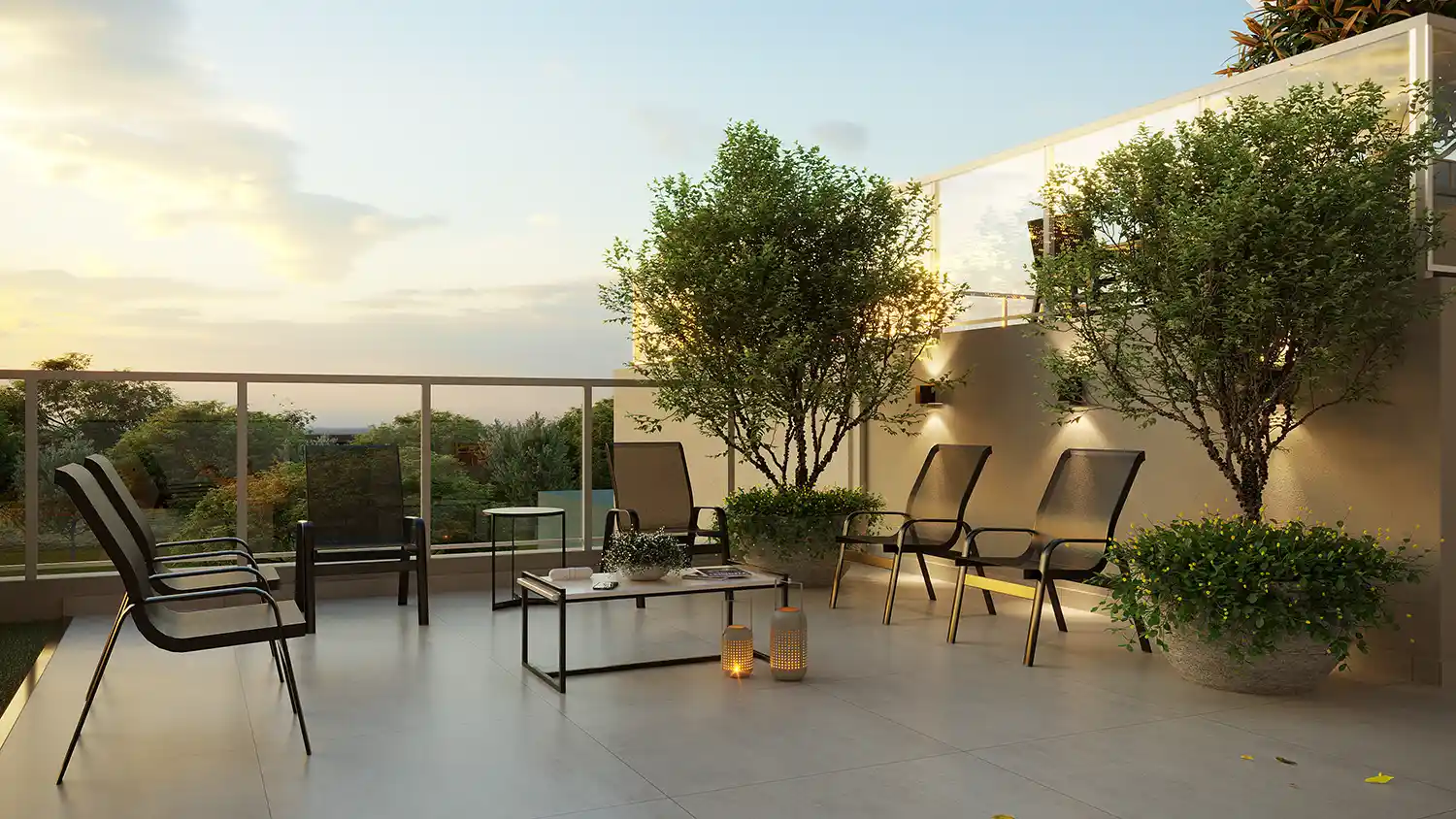 Sala de Estar Luxuosa