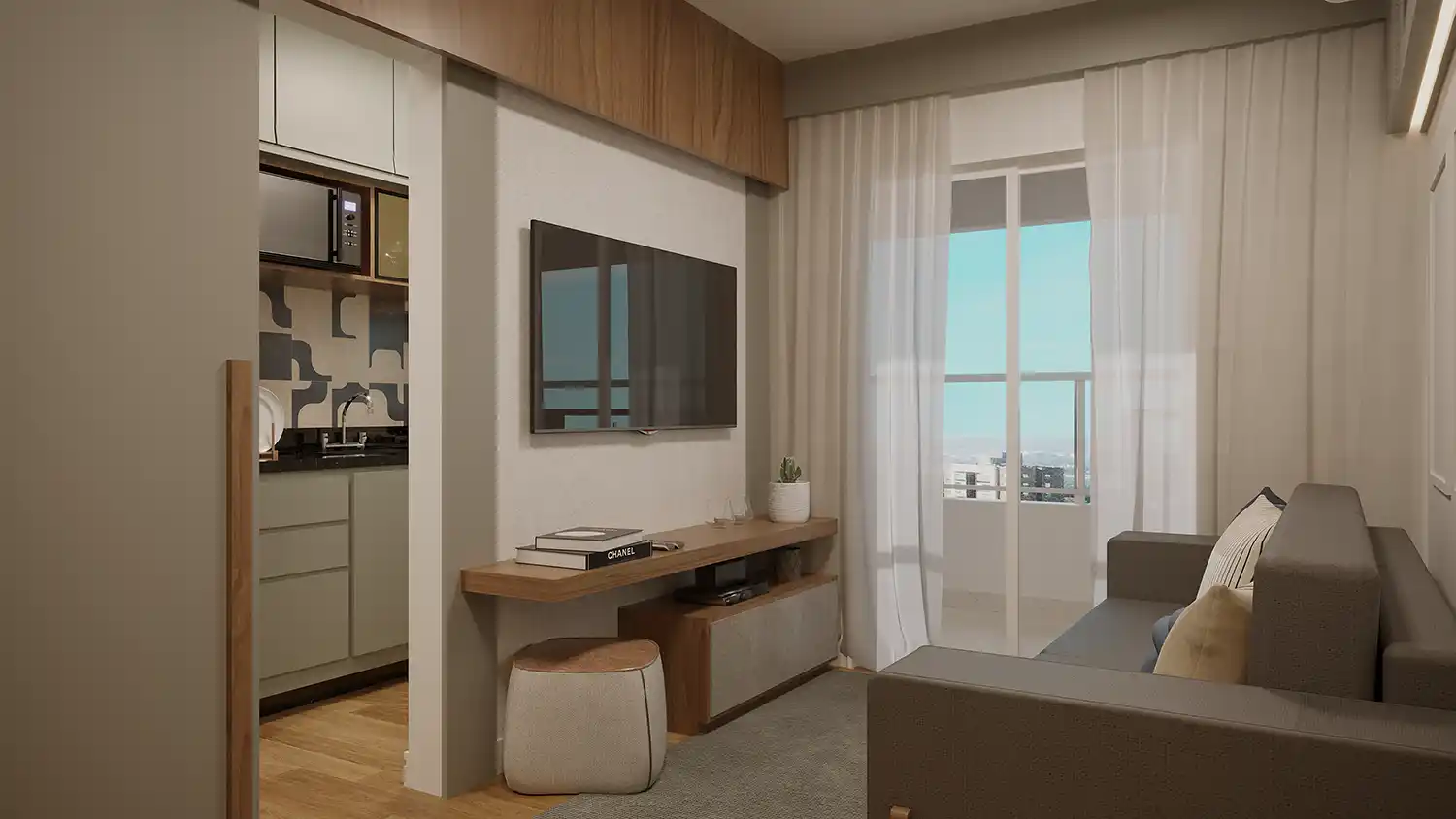 Sala de Estar Luxuosa
