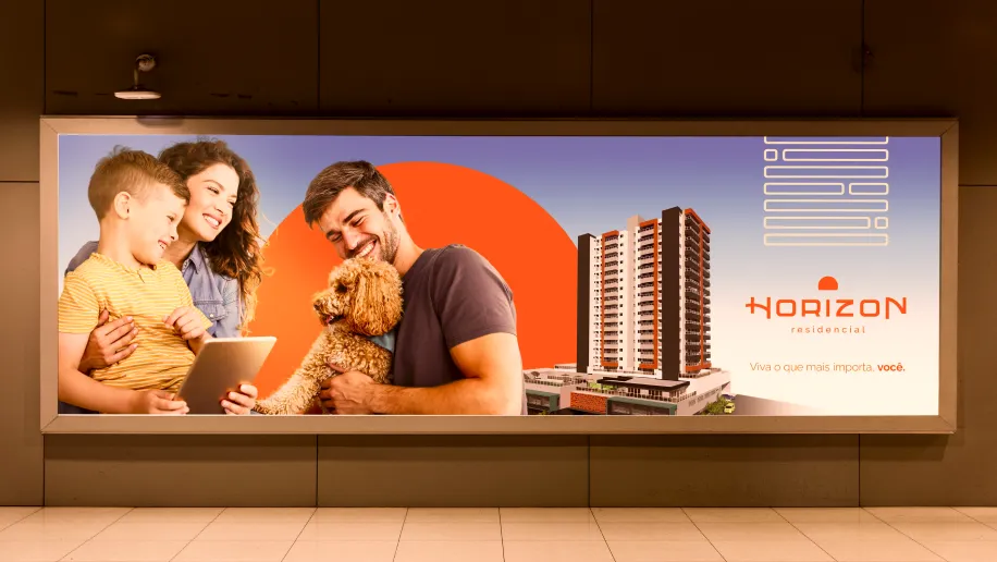 Ambientes e render do Horizon Residencial em Bauru SP