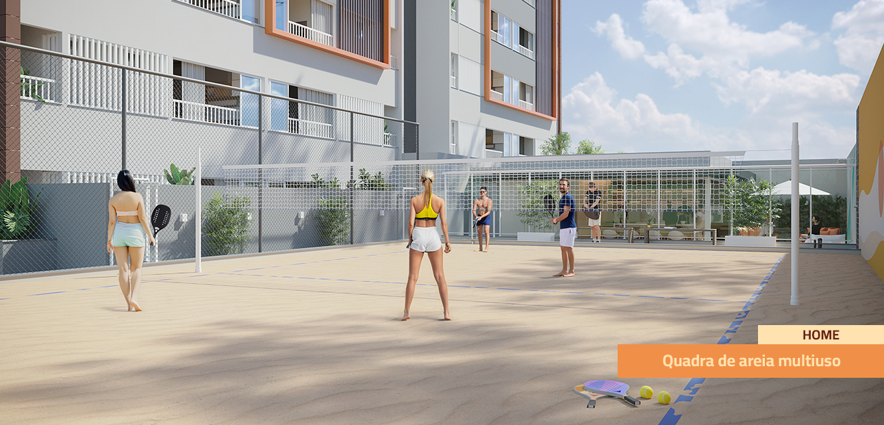 quadra de areia